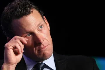 Cyklista Lance Armstrong