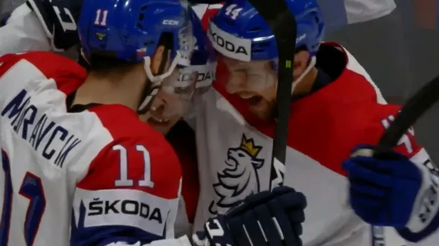 Gól v utkání Česko – Švýcarsko: Kubalík – 4:2 (29. min.)