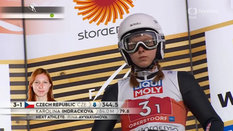 Skoky českého smíšeného týmu na MS