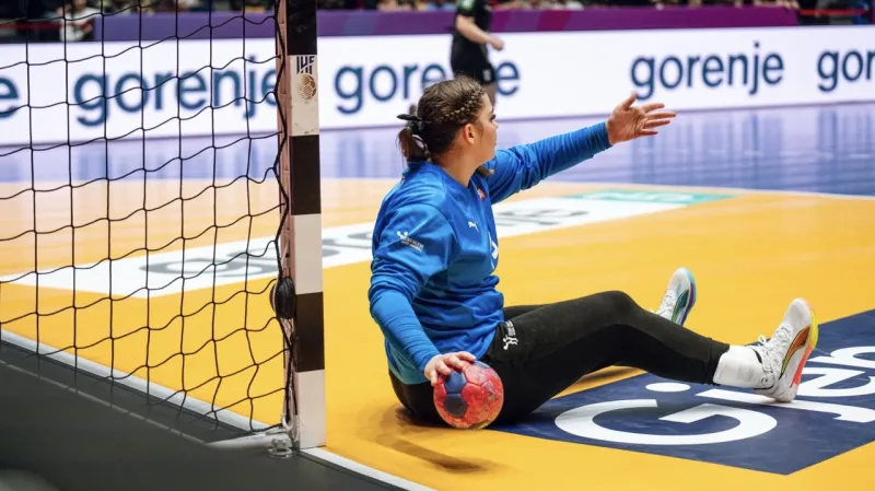 Brankářka české reprezentace Sabrina Novotná