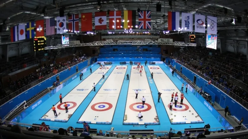 Hala curlerů během olympijského turnaje