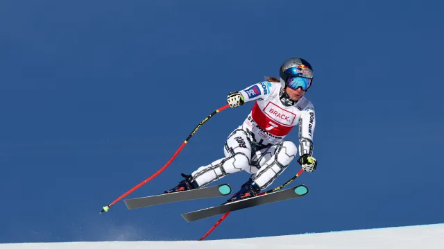 Sjezd Ester Ledecké ve SP ve Svatém Mořici