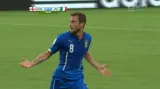 Gól v utkání Anglie - Itálie: Marchisio - 0:1 (35. min.)