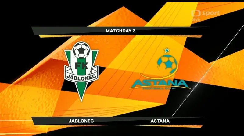 Sestřih utkání Jablonec – Astana
