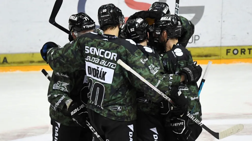 Radost hokejistů Sparty