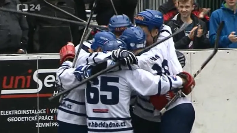 Sestřih 3. finále hokejbalistů Kladno - Vlašim