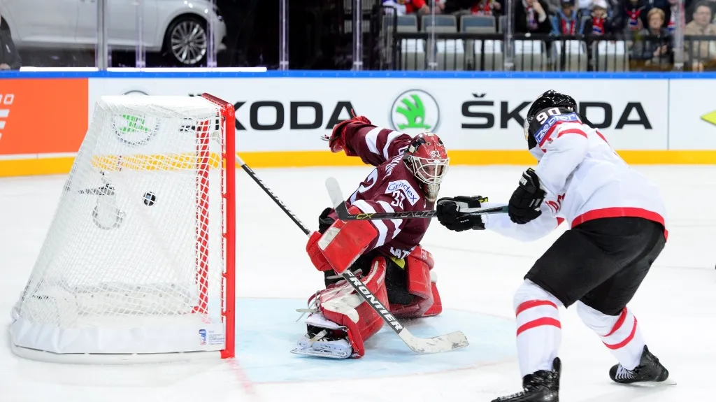 Utkání Kanada - Lotyšsko