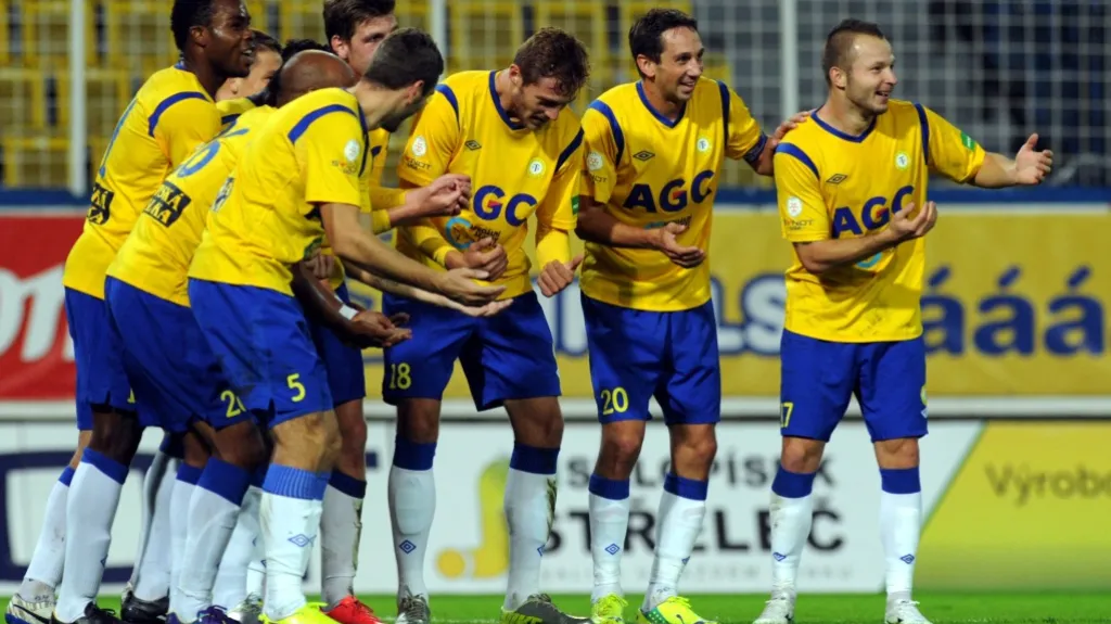 Radost fotbalistů Teplic