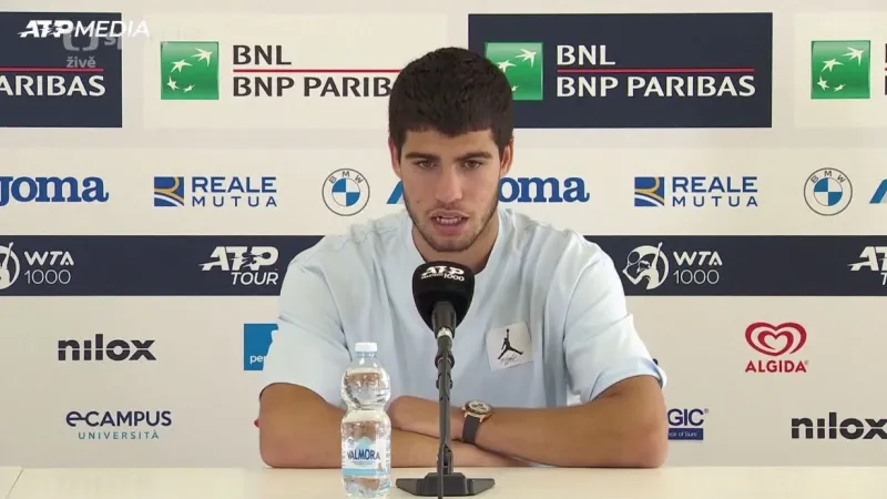 Alcaraz v Římě senzačně vypadl s kvalifikantem Maroszánem