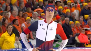 Jízda Metoděje Jílka na 500 metrů na MS ve víceboji