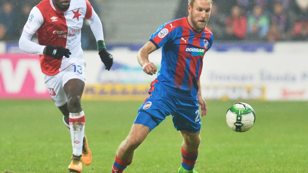 Daniel Kolář v zápase podzimu se Slavií