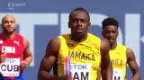 Rozběh na 4 x 100 m s vítěznou jamajskou štafetou a Boltovými ohlasy