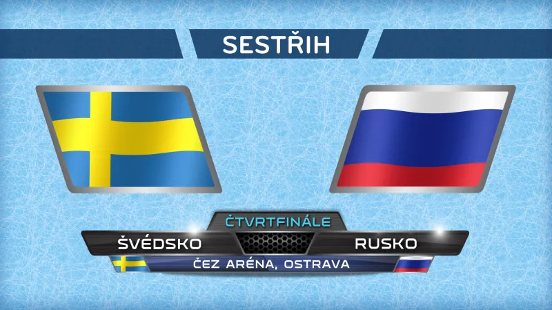 Sestřih utkání Švédsko - Rusko