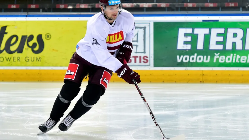 Zbyněk Michálek na tréninku Sparty