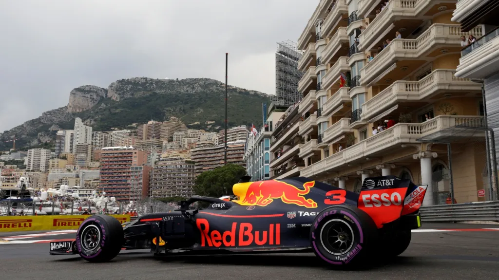 Daniel Ricciardo při GP Monaka