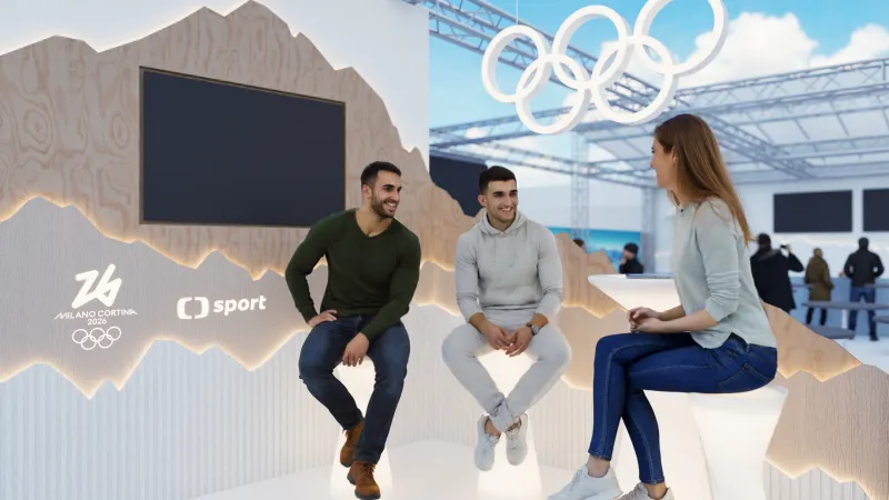 Vizualizace olympijského vysílání z Milána