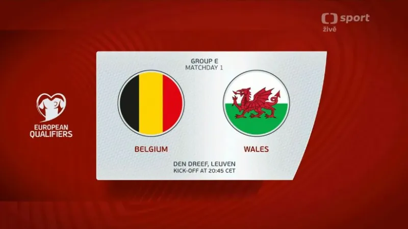 Sestřih utkání Belgie - Wales