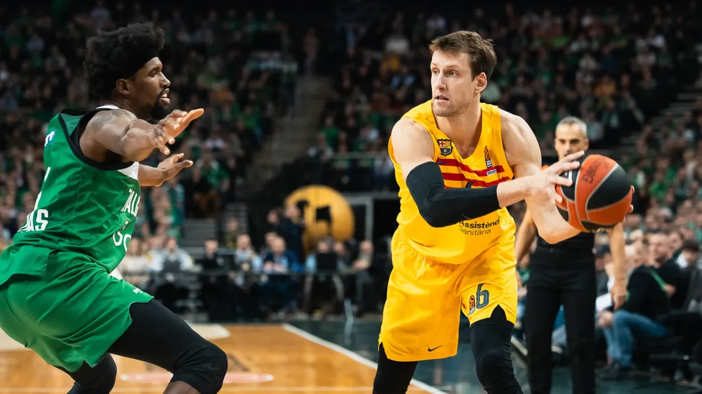 Jan Veselý v utkání proti Kaunasu