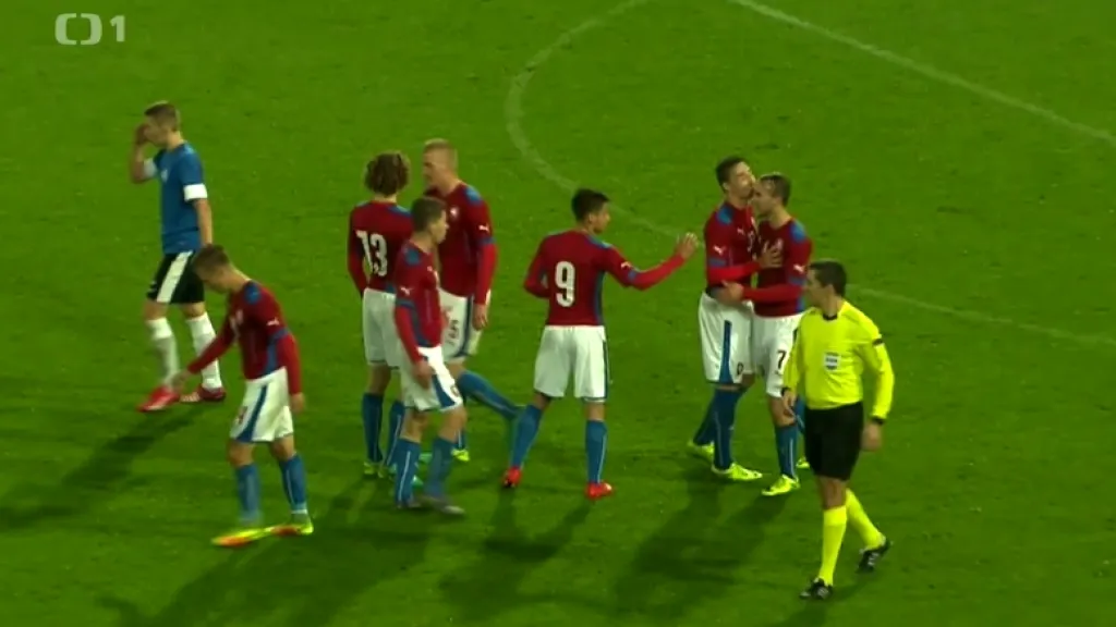 Česká devatenáctka porazila Estonsko 5:0