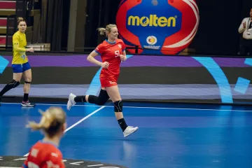 Opora českých házenkářek Markéta Jeřábková