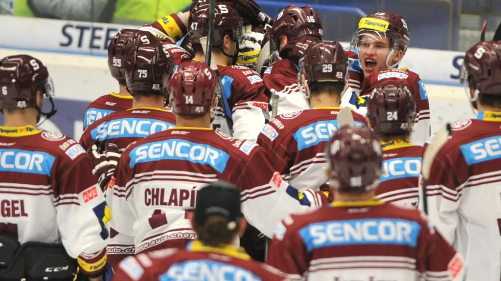 Radost sparťanských hráčů