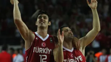 Radost tureckých basketbalistů