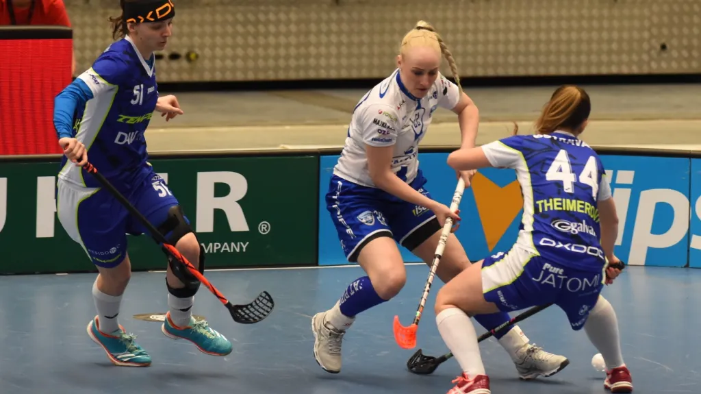 Florbalové utkání žen