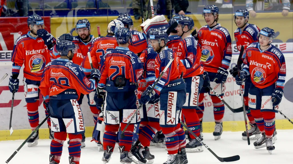 Radost hokejistů Vítkovic