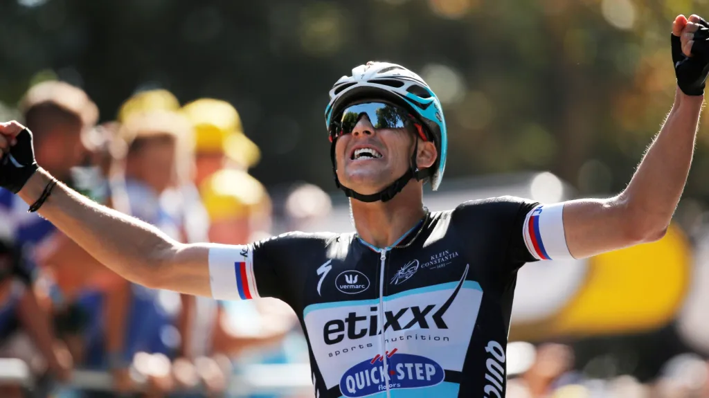 Zdeněk Štybar vítězí na Tour de France 2015