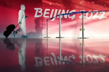 Na letišti v Pekingu