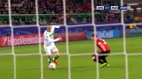 Gól v utkání Wolfsburg - Man. United: Vieirinha - 2:1 (29. min.)