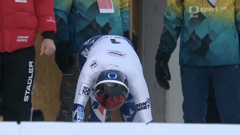 První jízda Anny Fernstädtové v SP ve Svatém Mořici