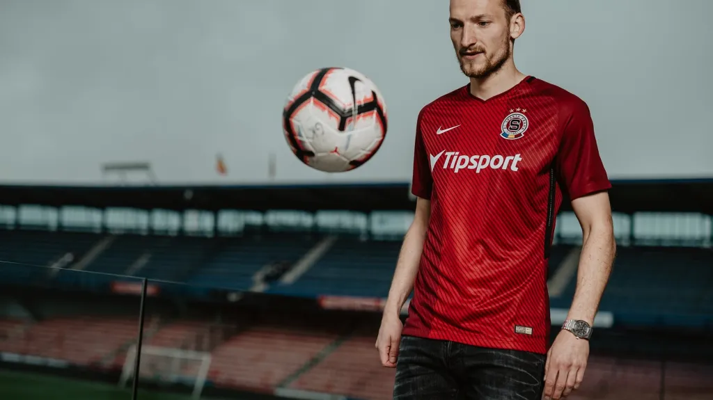 Libor Kozák v dresu AC Sparta Praha