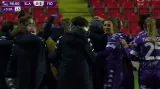 Gól v utkání Slavia Praha – Fiorentina: Sabatinová - 0:1 (95. min.)