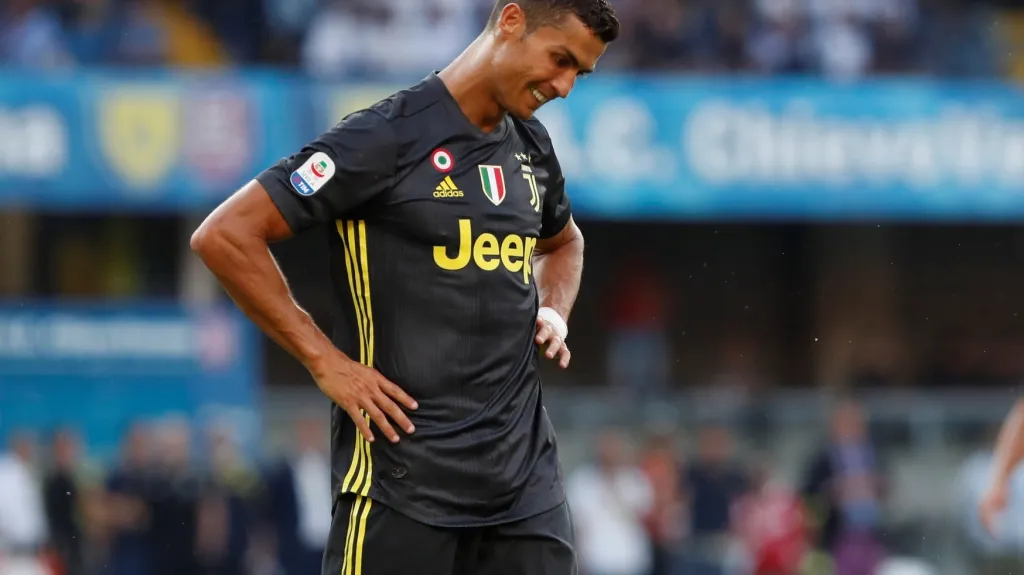 Cristiano Ronaldo v dresu Juventusu