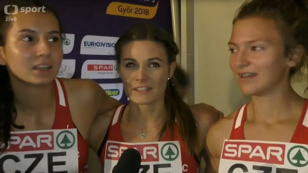 Česká dorostenecká štafeta si odváží z ME stříbro
