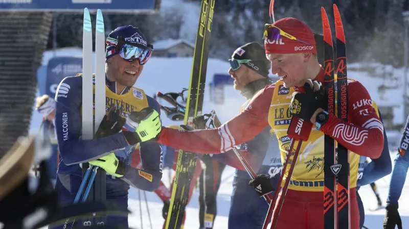 Federico De Fabiani a Alexandr Bolšunov