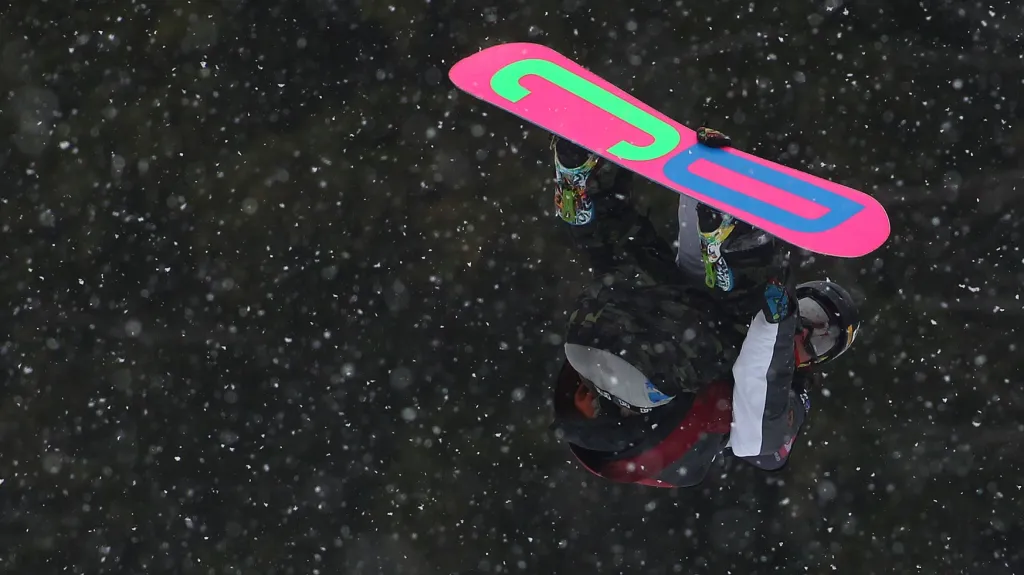 Snowboardista Petr Horák