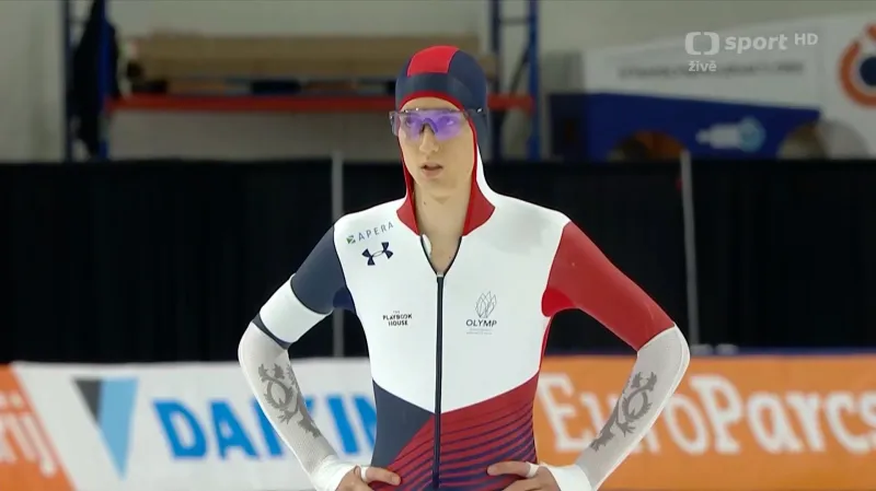 Jílkova jízda na 5000 m s národním rekordem