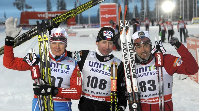 Tři nejlepší v Kuusamu - Japarov, Bauer, Rönning