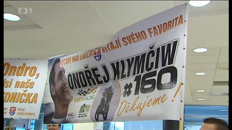 Klymčiwa přivítali na letišti fanoušci z rodných Řečan