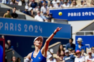 Barbora Krejčíková na olympijském turnaji