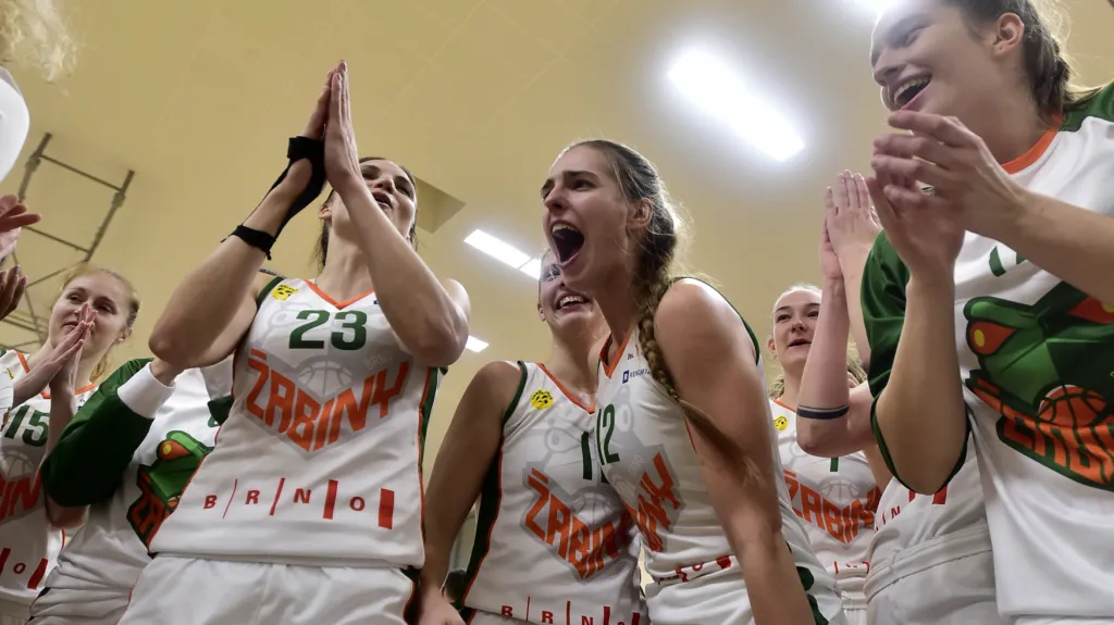 Radost basketbalistek Žabin