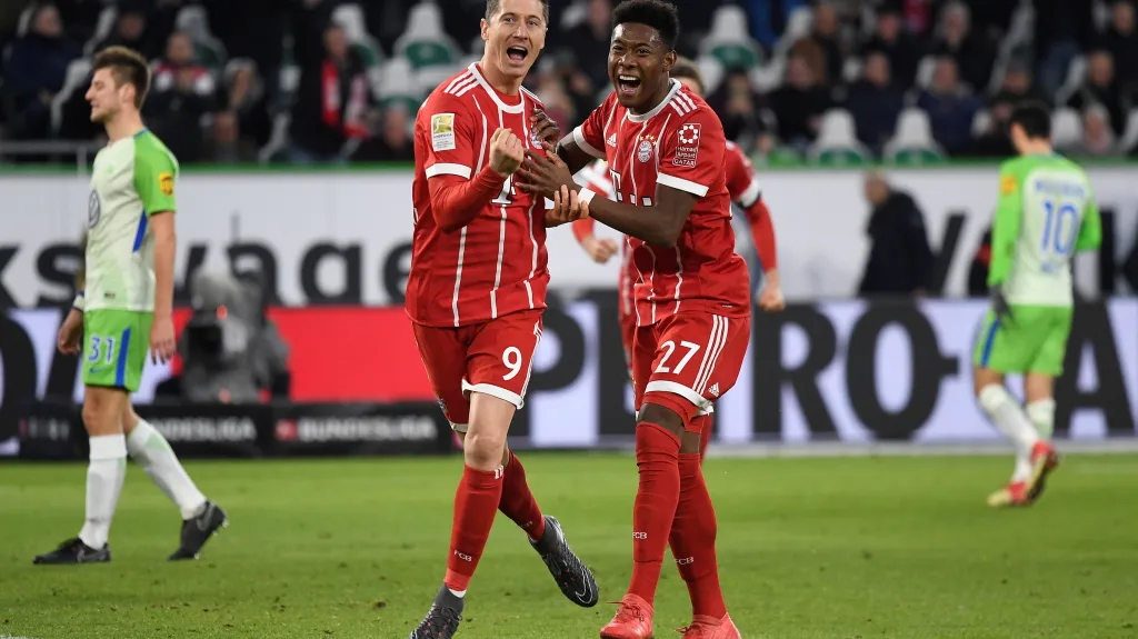 Radost hráčů Bayernu Mnichov