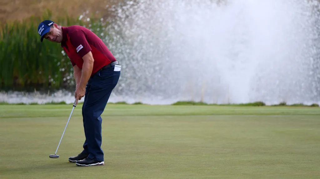 Golfista Pádraig Harrington na Czech Masters