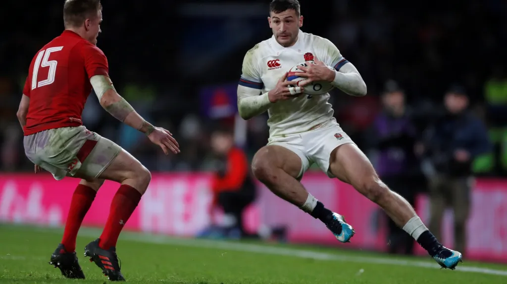 Jonny May v utkání s Walesem