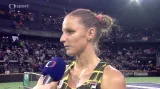 Plíšková po vítězství nad Halepovou: Fyzicky to bylo náročné