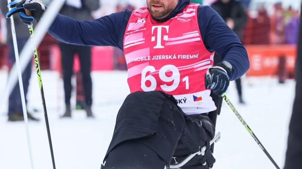 Miroslav Šperk na trati Jizerské padesátky