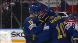 Gól v utkání Česko - Švédsko: Lindström - 2:4 (46. min.)