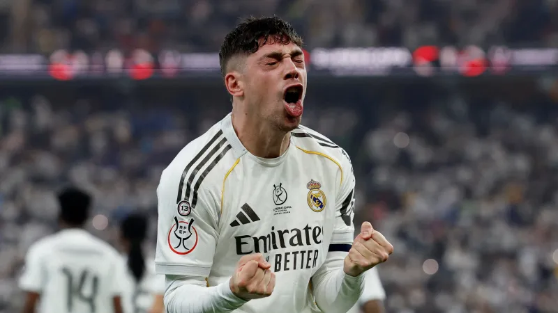 Federico Valverde slaví